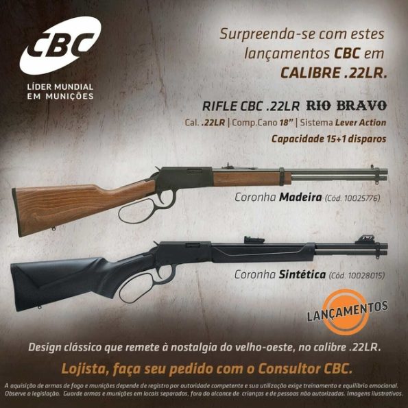 RIFLE CBC 22 LR RIO BRAVO